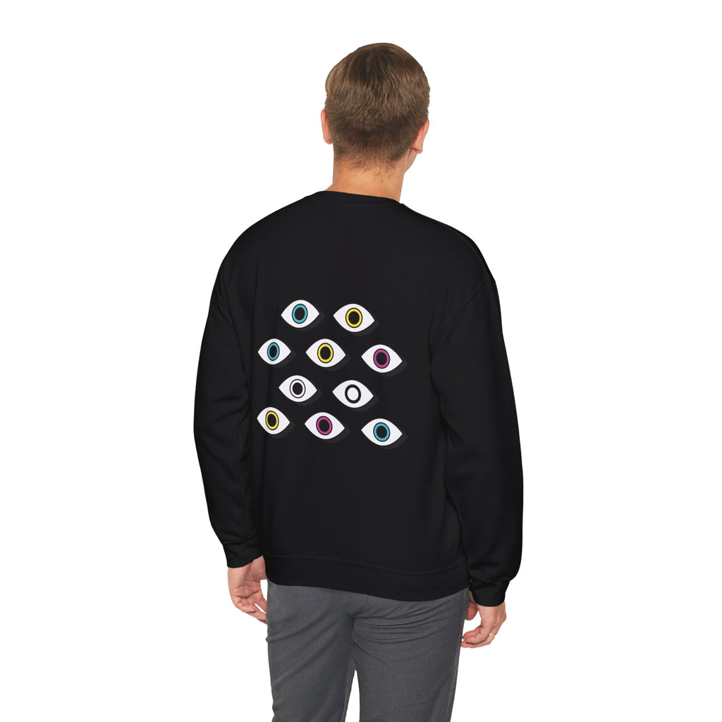 All Seeing Eyes Graphic Sweatshirt